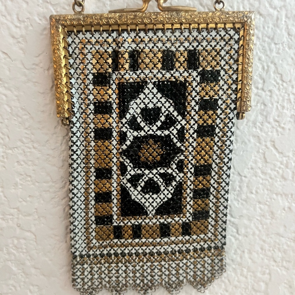 Rare Vintage Whiting and Davis “Elsah” Metal Mesh Evening Bag - Picture 6 of 8